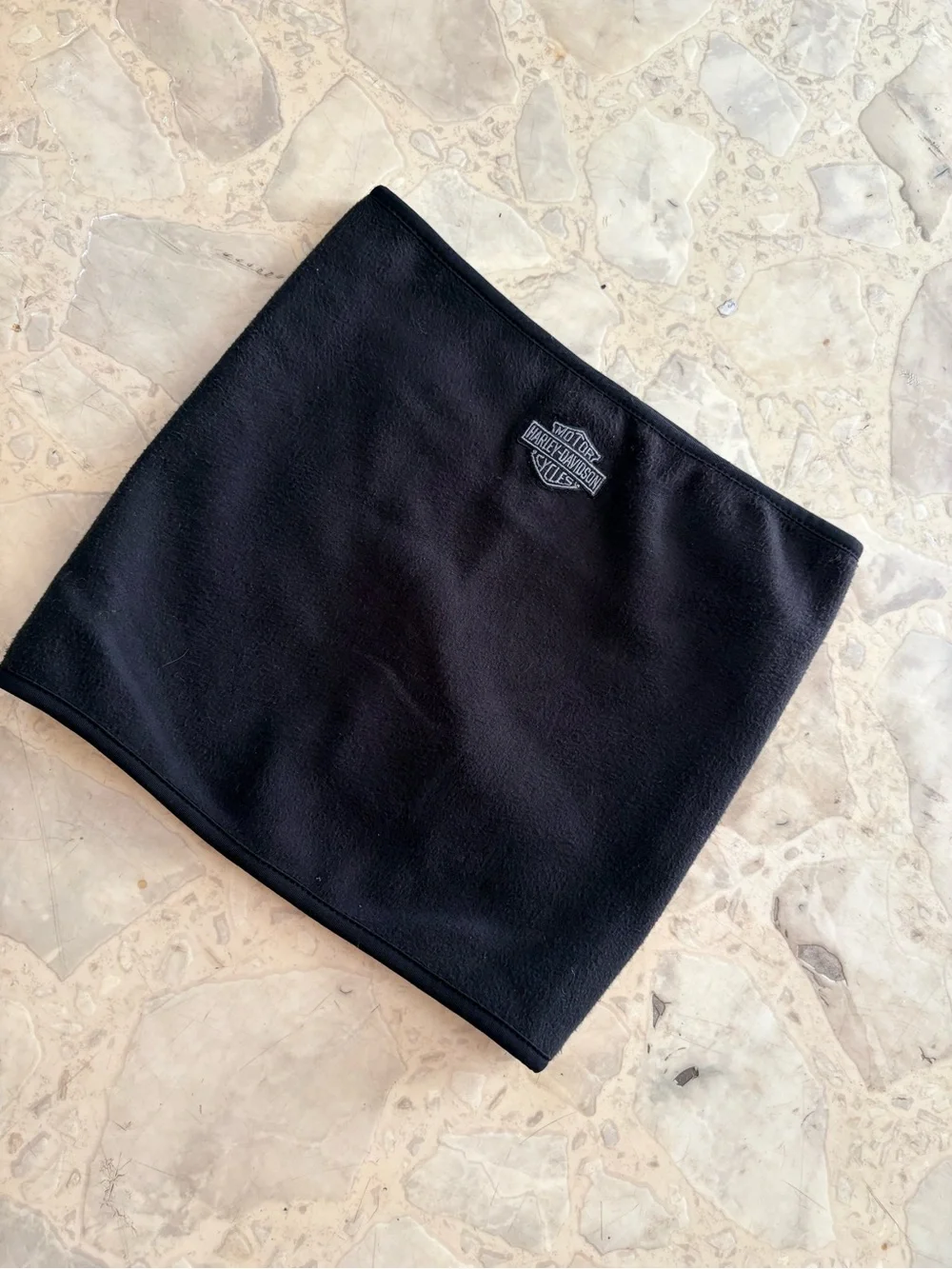 Harley-Davidson Embroidered Fleece Neck Gaiter – Black